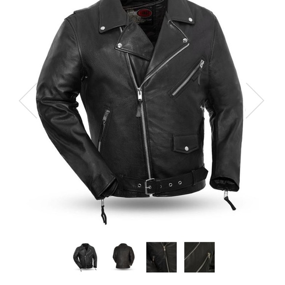 Riding leather jacket - Picture 3 of 3